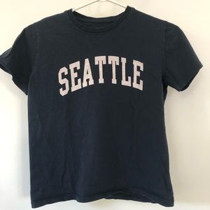 navy blue seattle tee